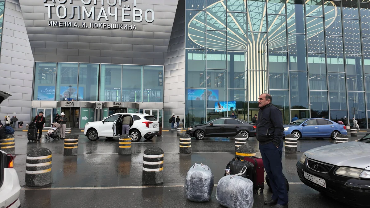 Толмачёво, вылет на Кавказ
